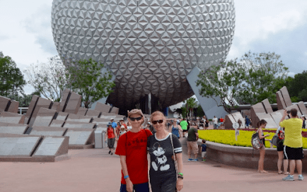 Joseph & Kimberly at EPCOT