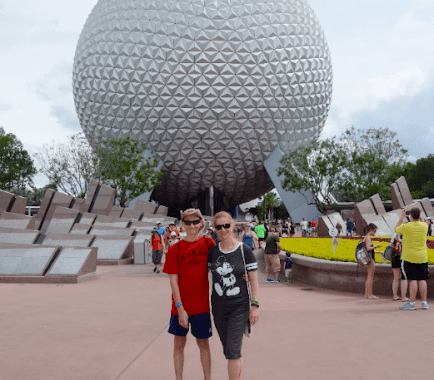 Joseph & Kimberly at EPCOT