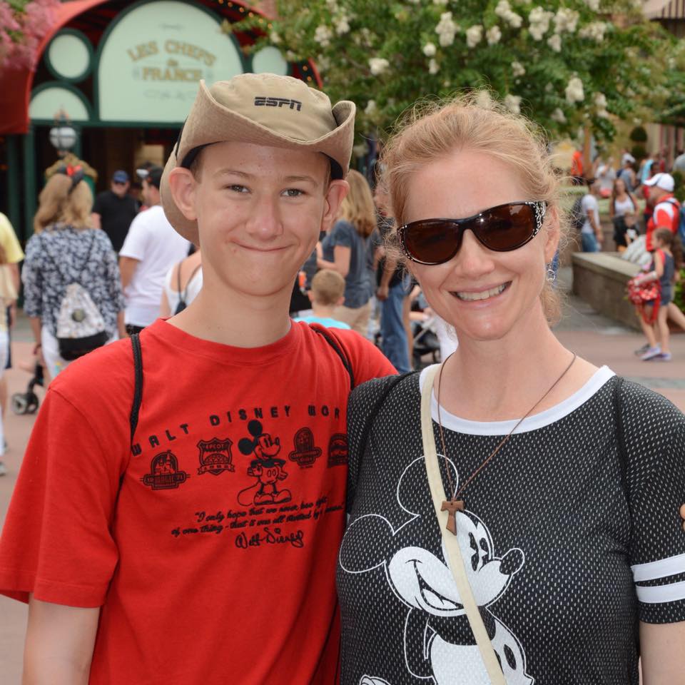 Family at EPCOT Disney World