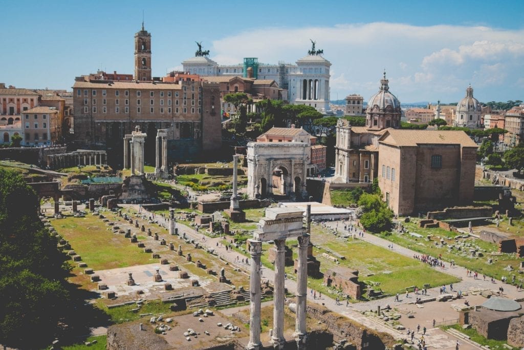 Forum in Rome, Italy - Roman Forum 