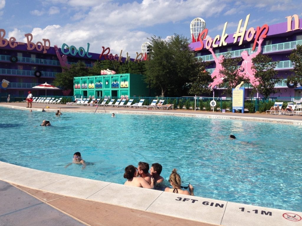 Sock Hop Pool and Walt Disney World All Star Music Resort