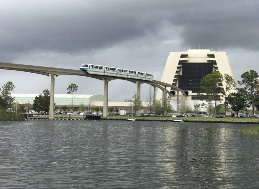 the Monorail at Walt Disney World's Contemporary Resort 