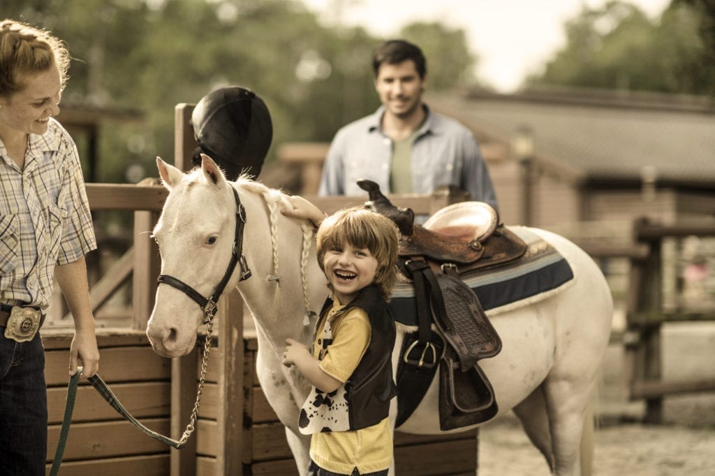 Riding Pony's at Walt Disney World Fort Wilderness Resort & Campground