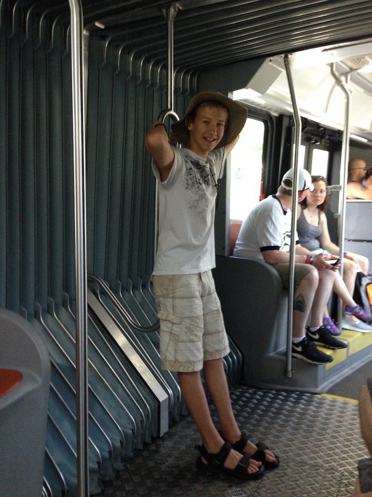 Walt Disney World Vacation: Riding the Monorail 