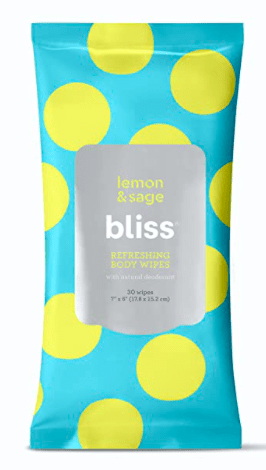 Bliss Lemon & Sage 30 count Refreshing Body Wipes 