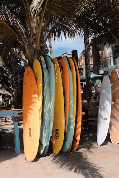 Surfboards in Mexico